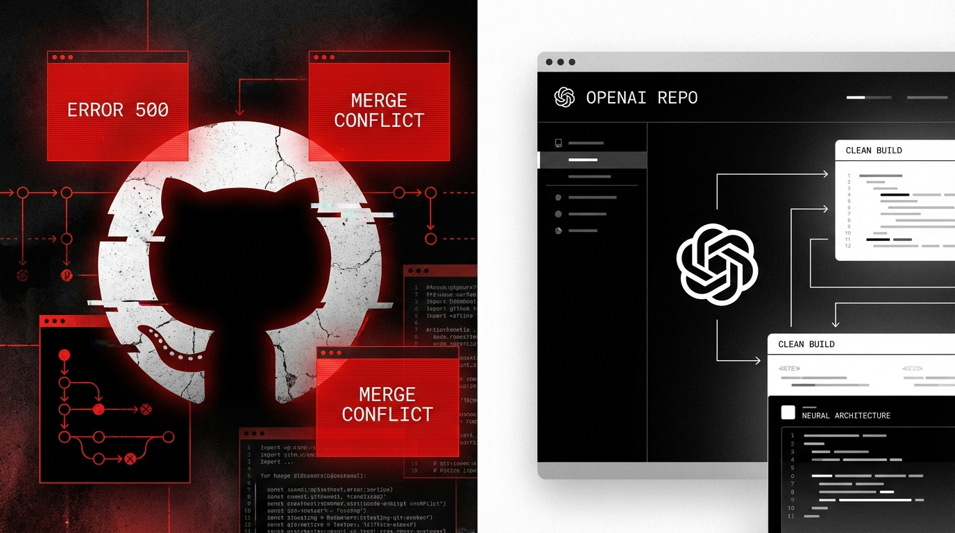 OpenAI Building Internal GitHub Alternative After Outages Strain Microsoft Partnership
