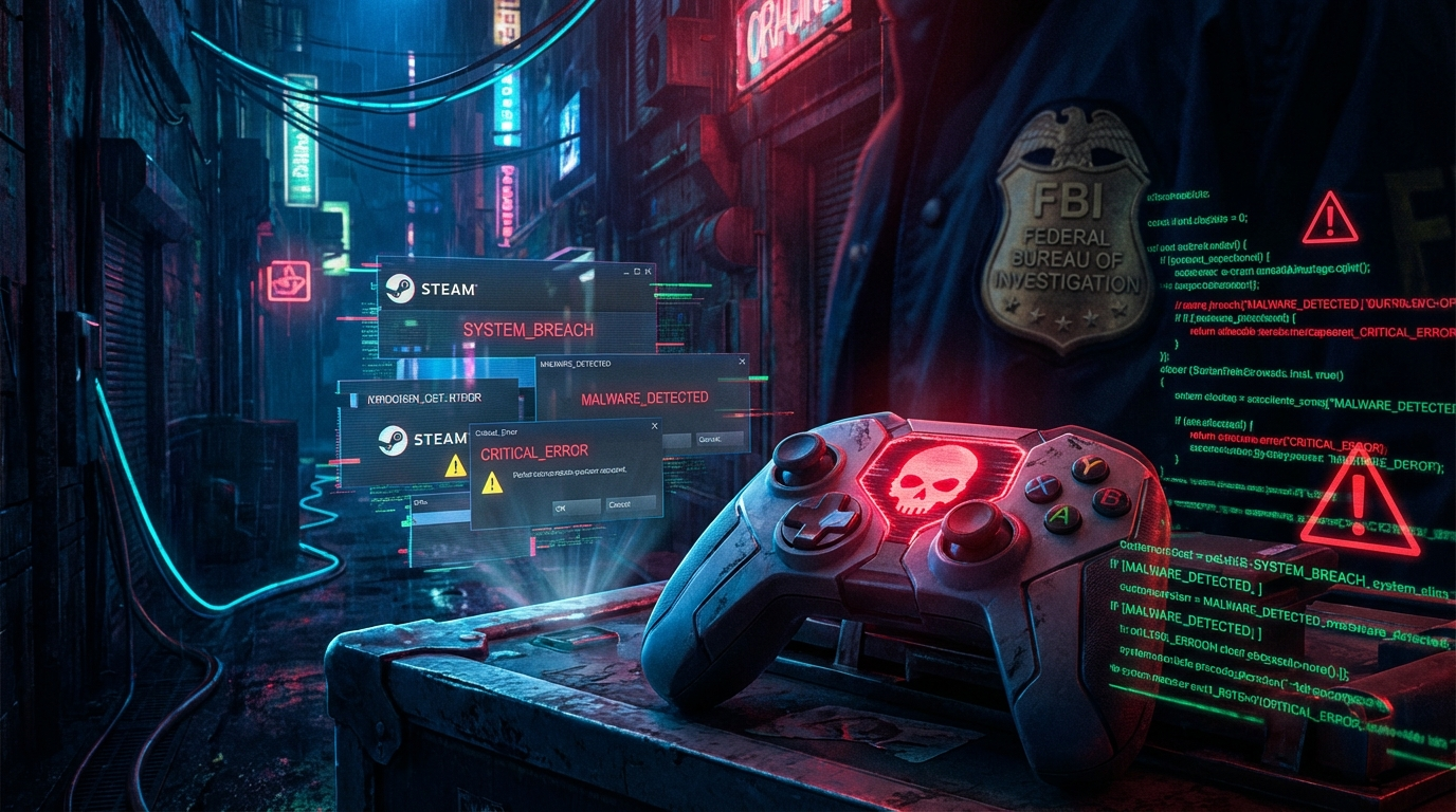 FBI Probes Malware-Laced Steam Games That Stole Crypto from Thousands of Players