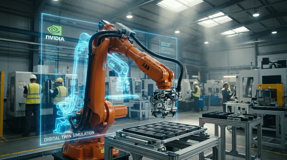 ABB and NVIDIA Say They've Closed the Sim-to-Real Gap for Factory Robots