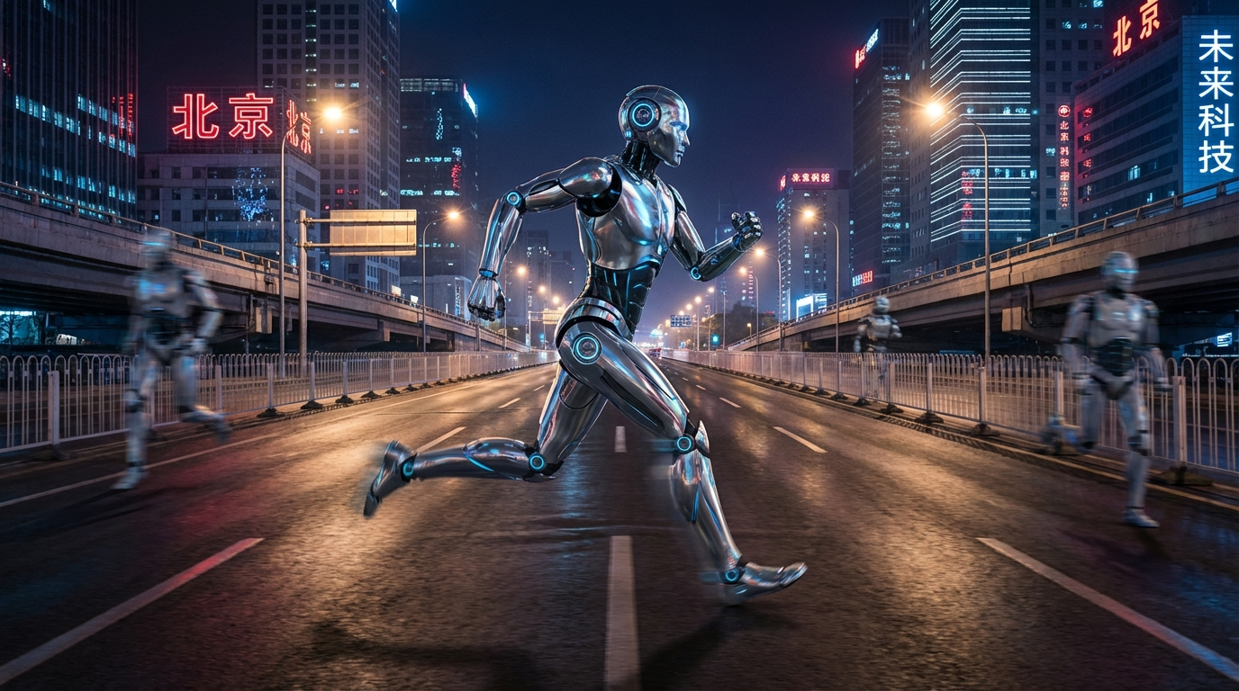 Humanoid Robots Complete First Autonomous Trial Run for Beijing's April Half Marathon