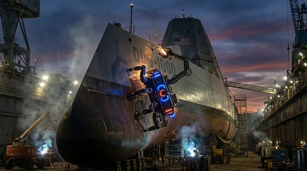 Gecko Robotics Wins $71M Navy Deal to Deploy AI Ship-Inspection Robots