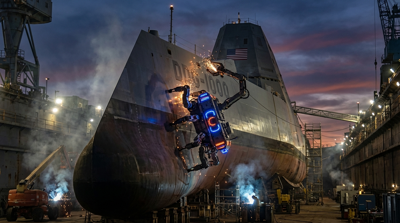 Gecko Robotics Wins $71M Navy Deal to Deploy AI Ship-Inspection Robots