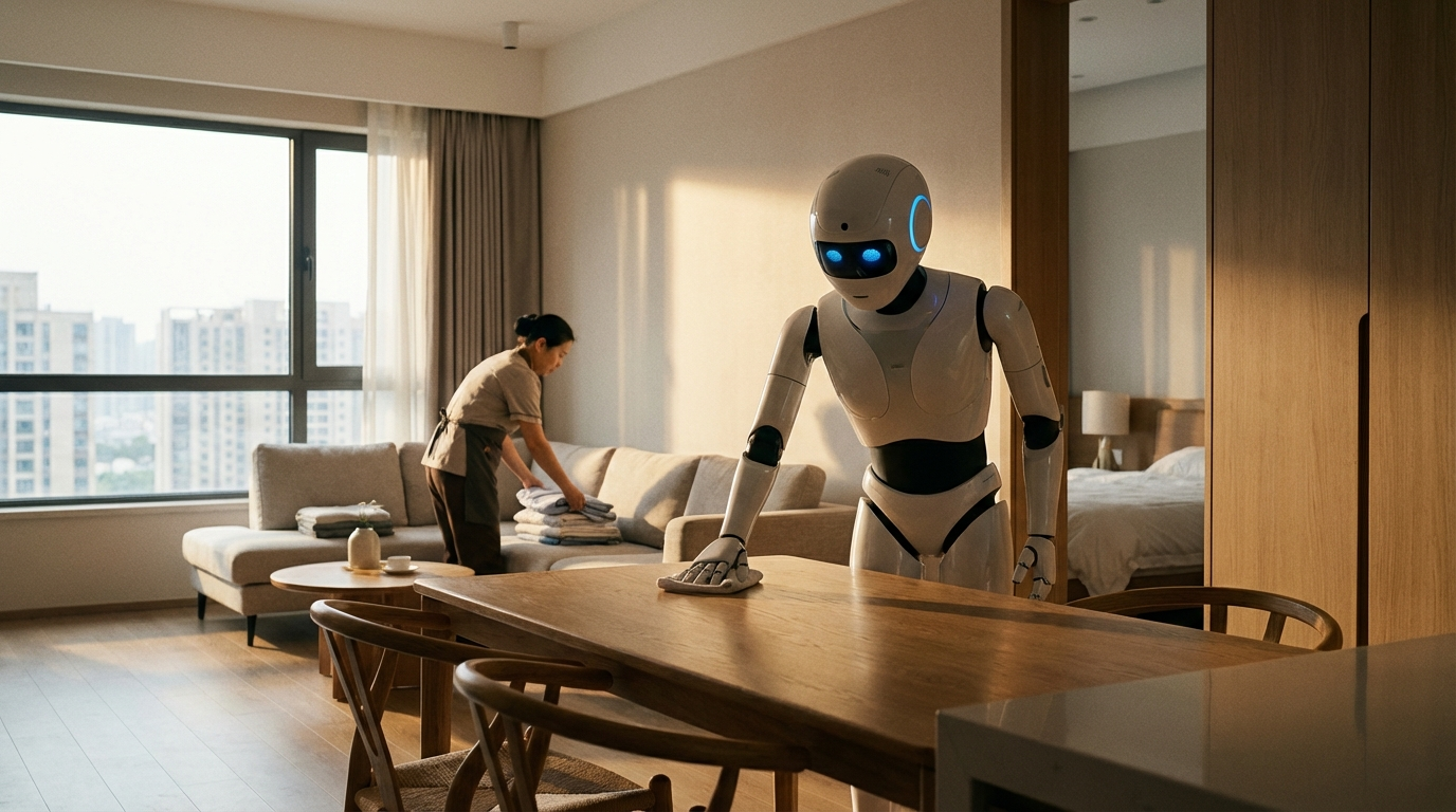 China Deploys Its First Home Cleaning Robot Service via 58.com