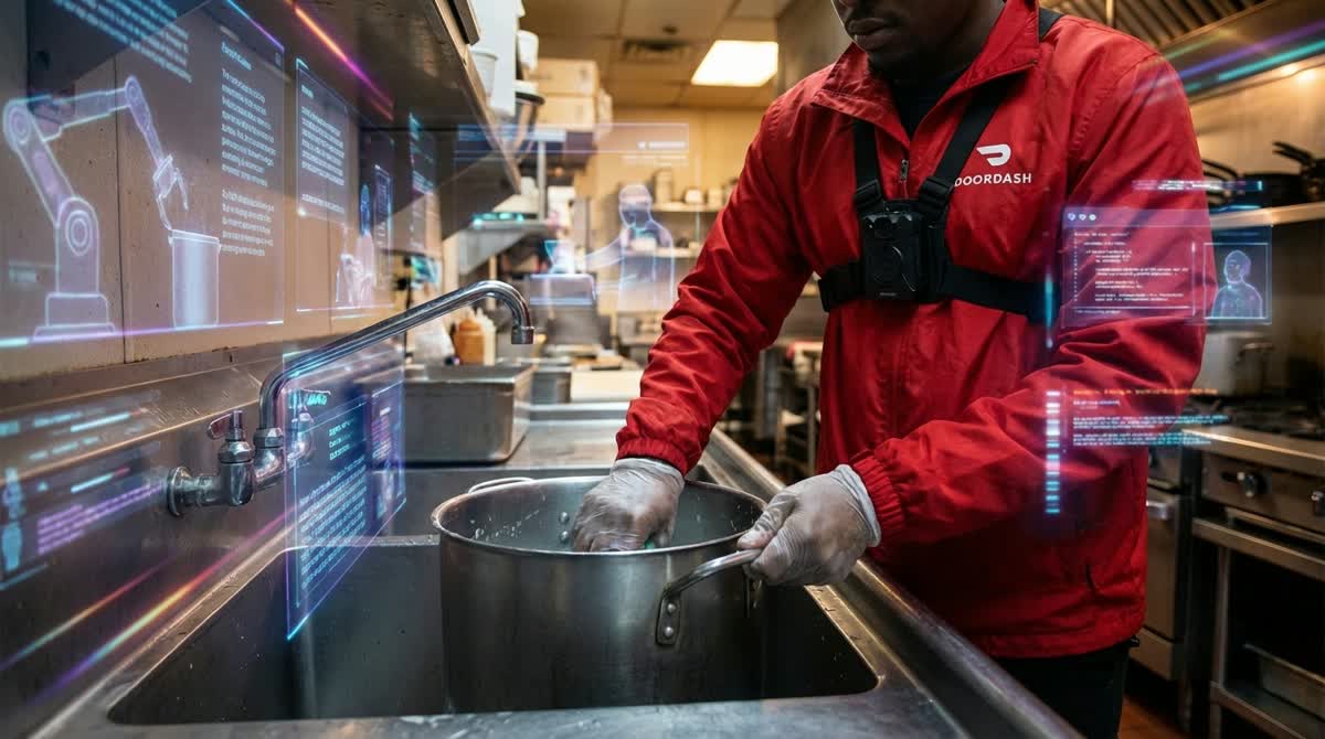 DoorDash Launches 'Tasks' App to Pay Couriers for AI and Robotics Training Data