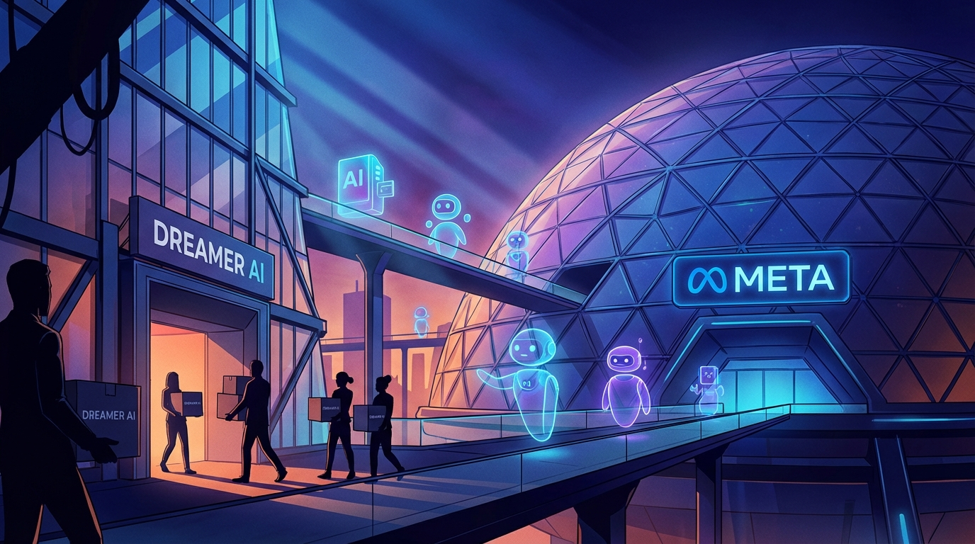 Meta Acqui-Hires Dreamer AI Team to Bolster Superintelligence Labs