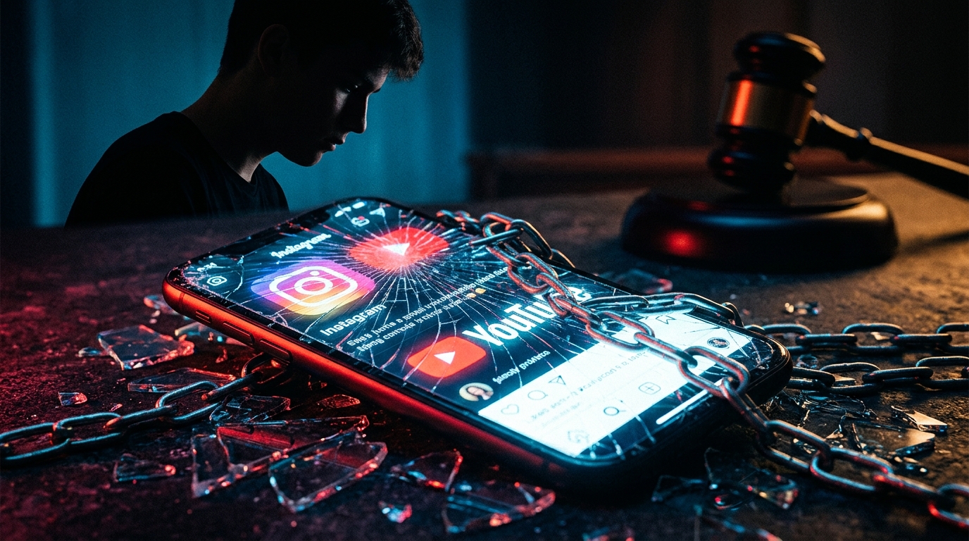 Jury Finds Meta and Google Liable for Intentionally Addictive Social Media, Awards $6M