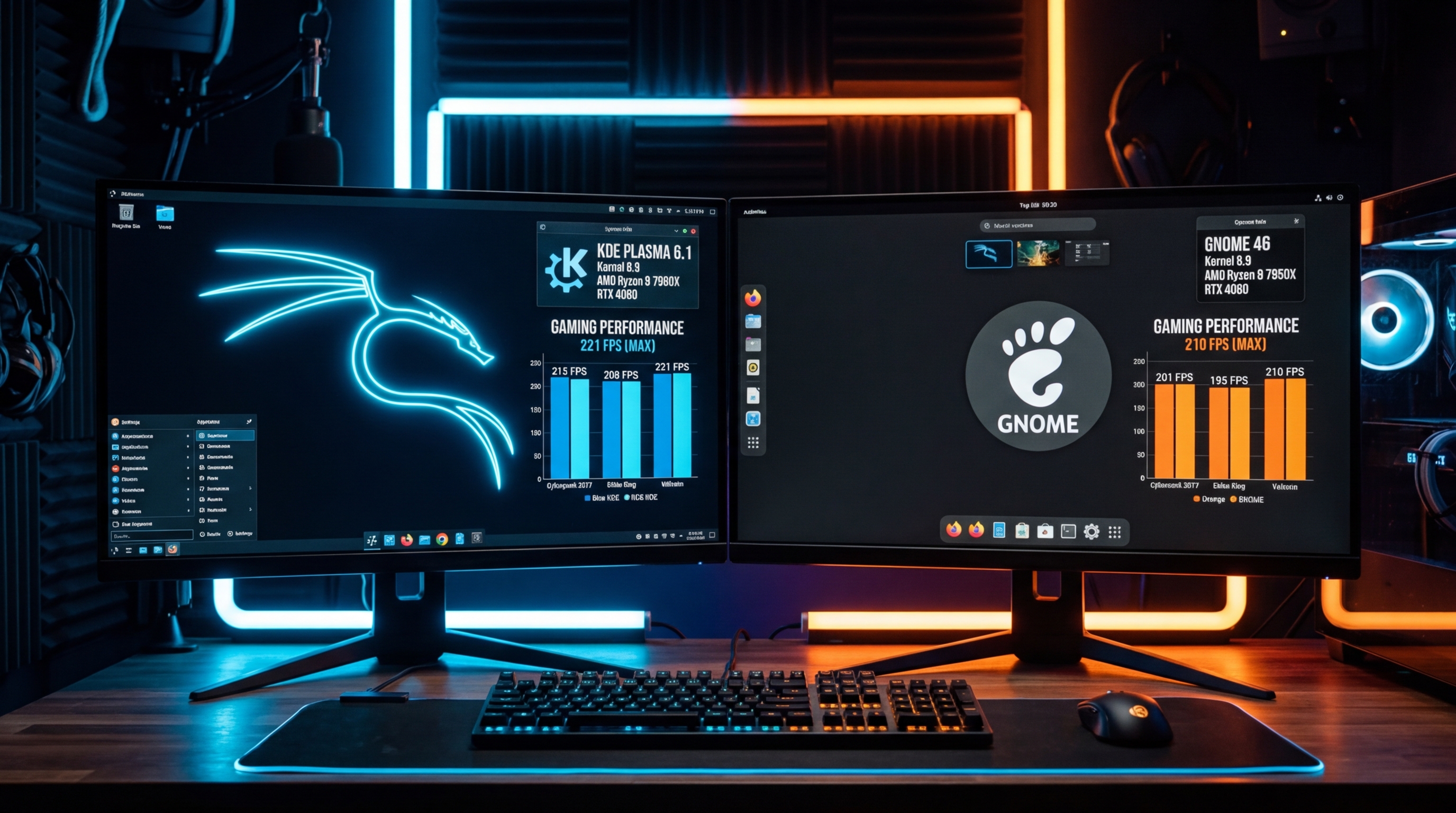KDE Plasma 6.6 Beats GNOME 50 in Gaming Benchmarks on Ubuntu 26.04