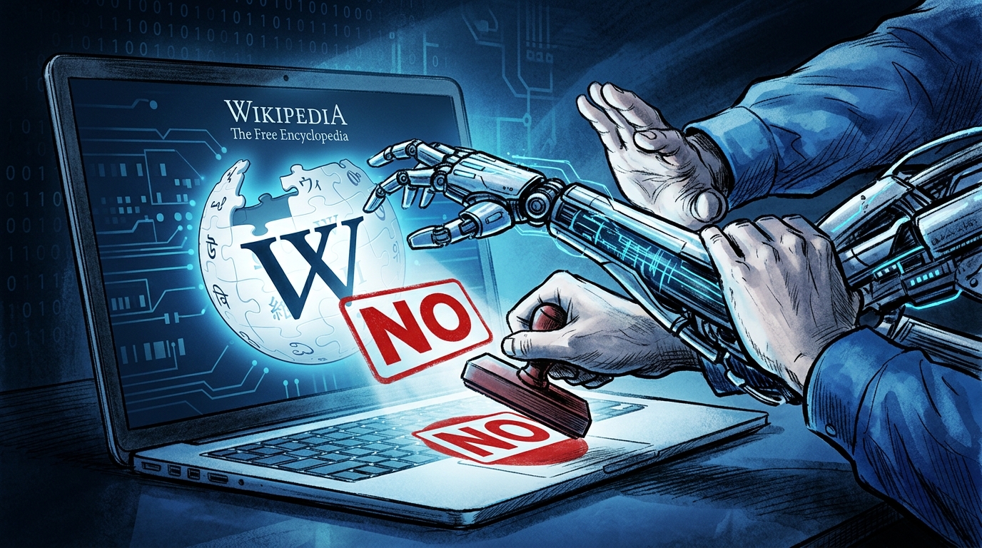 Wikipedia Formally Bans AI-Generated Text in Articles