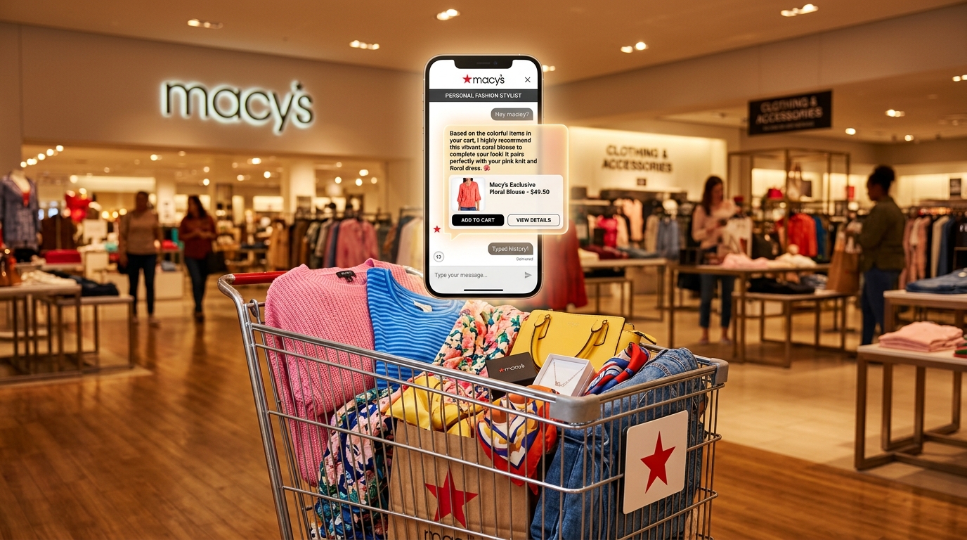 Macy's AI Shopping Bot Drives 4.75x Higher Spend — Powered by Google Gemini