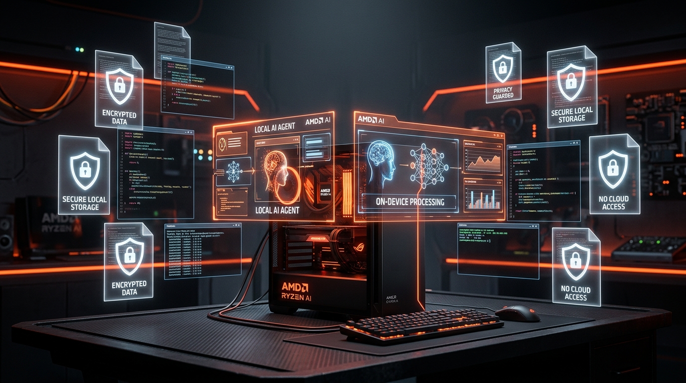 AMD's GAIA 0.17 Brings a Privacy-First Local Agent UI to Ryzen AI PCs