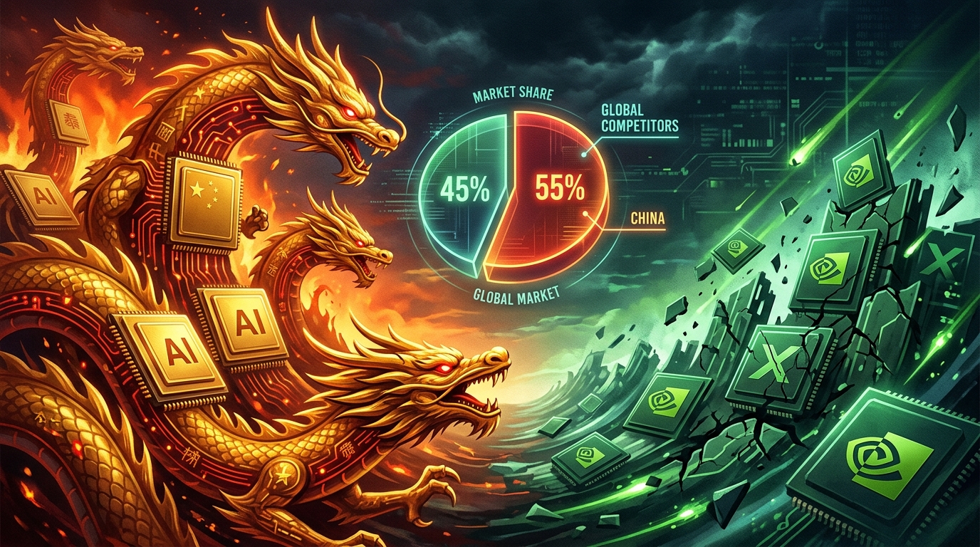 Chinese Chipmakers Capture 41% of Domestic AI Accelerator Market as Nvidia's Lead Erodes