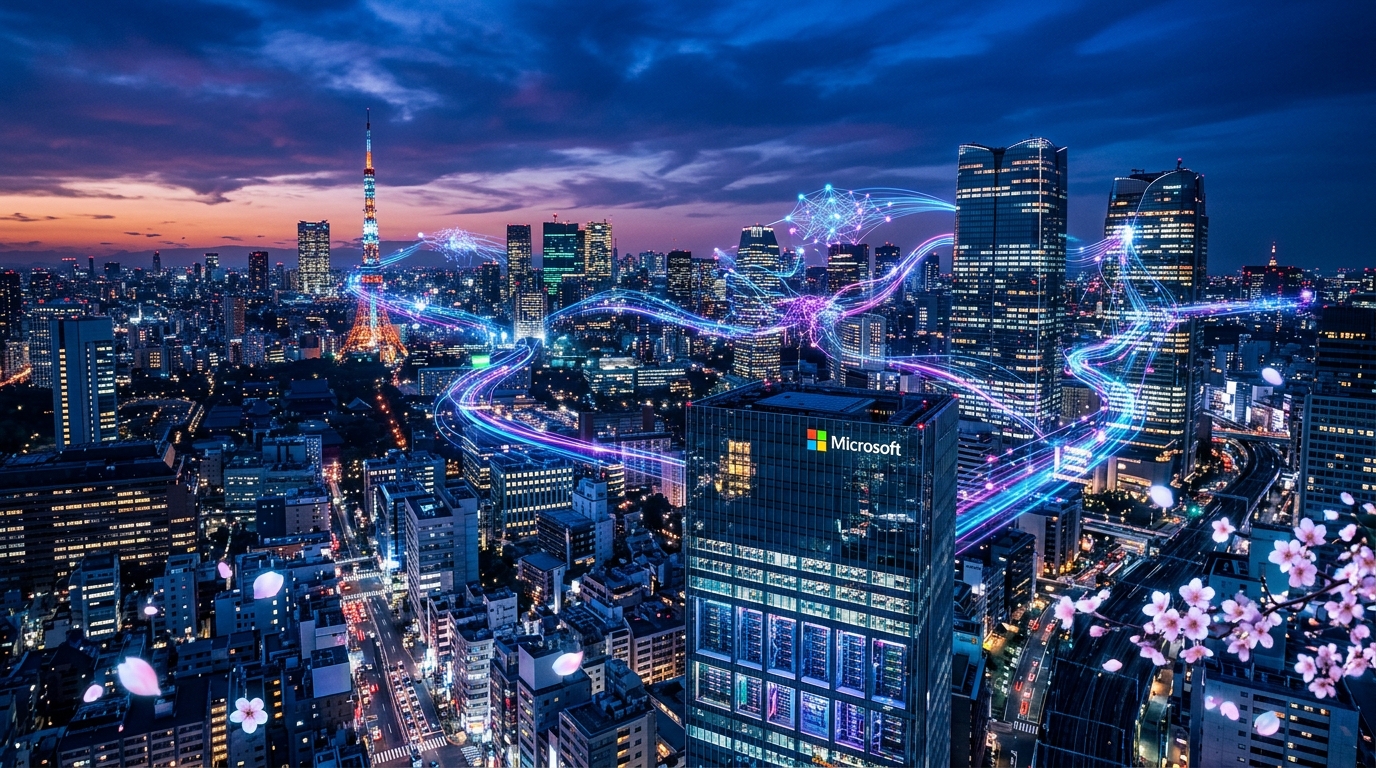 Microsoft Commits $10 Billion to Japan's AI Infrastructure Over Four Years