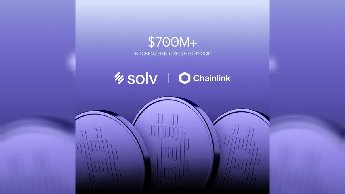 Solv Moves $700M+ in Tokenized Bitcoin Bridges to Chainlink CCIP