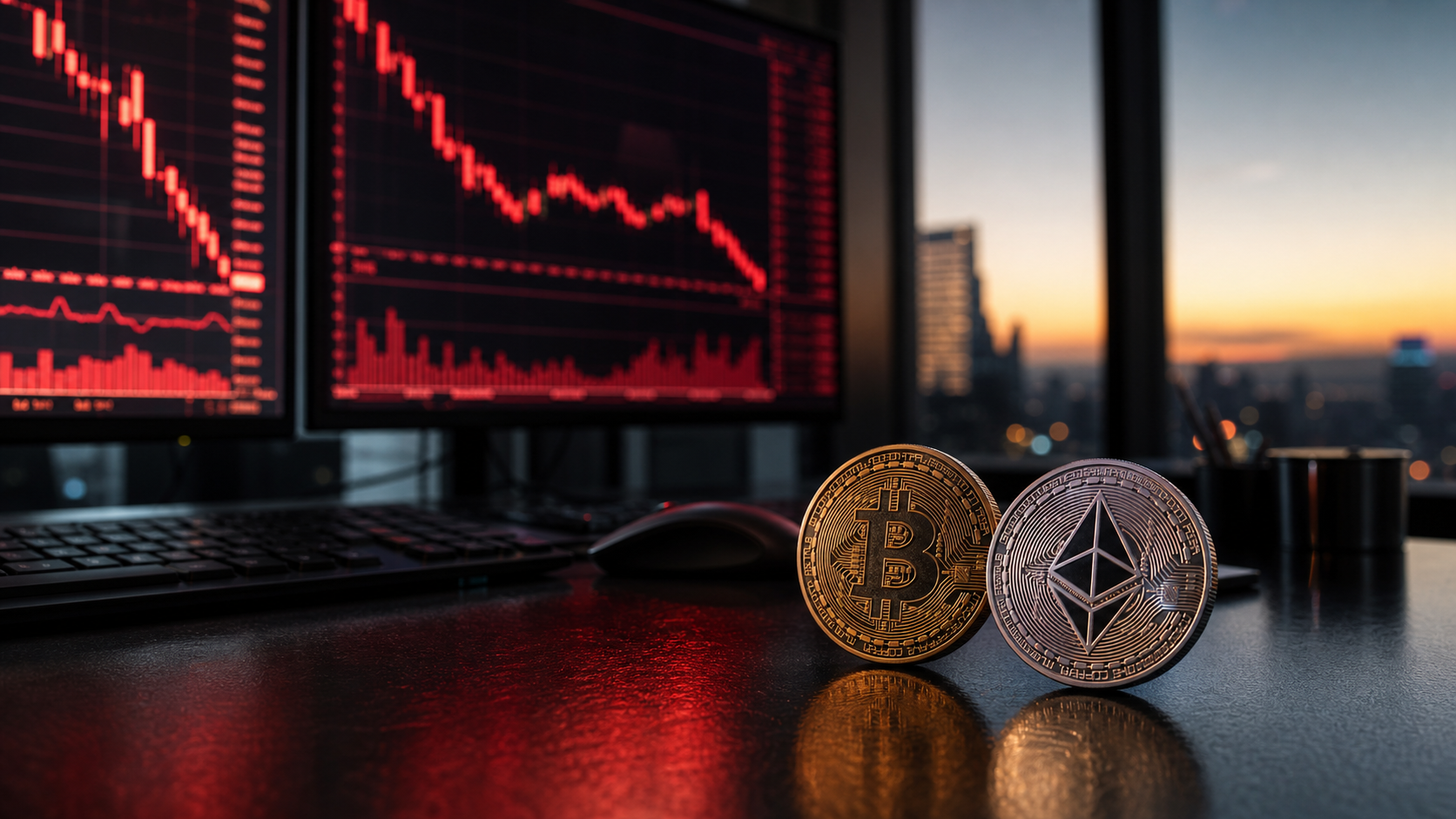 Bitcoin and Ether Slide in Worst Weekly Rout Since FTX