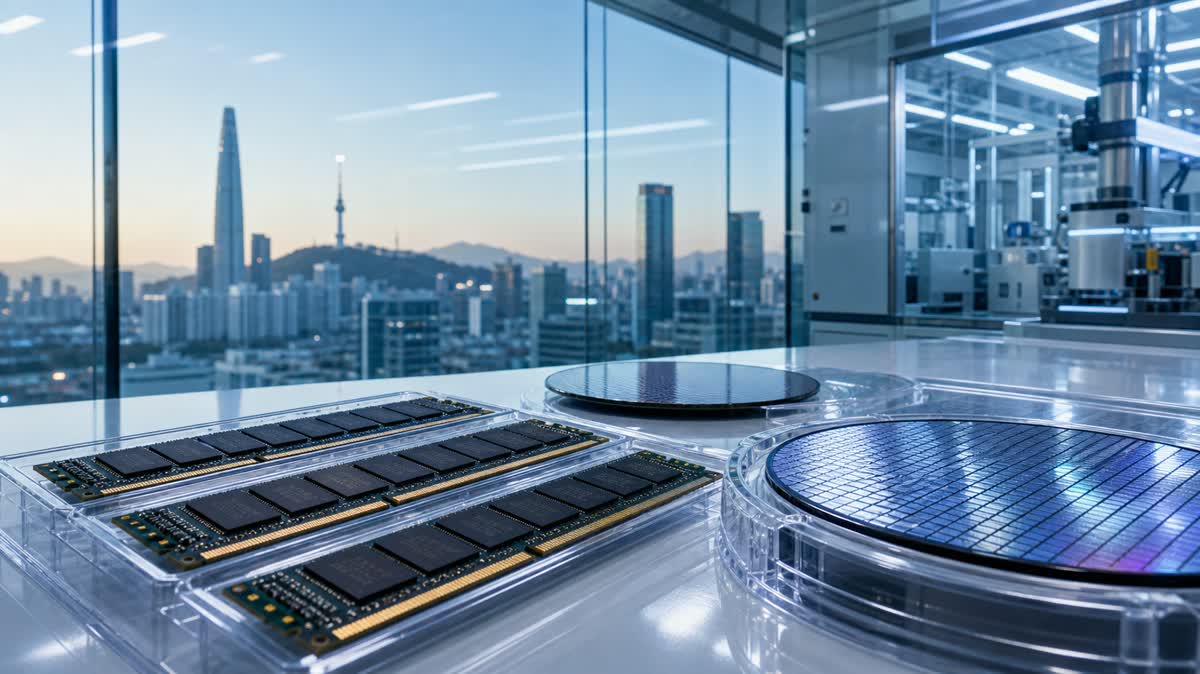 South Korea AI Chip Push Draws $518B From Samsung and SK Hynix